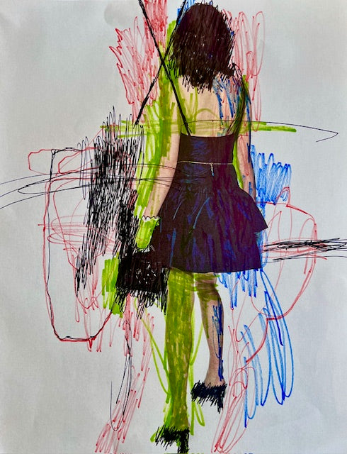 Girl in a Blue Dress